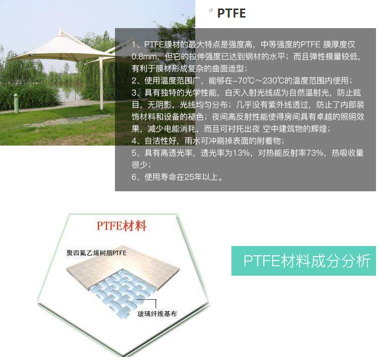 優(yōu)質(zhì)PTFE膜布材料